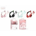 thumbnail image 4 of Cute Wired Headset with Mic Over Ear Headsets Bass HiFi Sound Music Stereo Earphone 3.5mm+USB Audio Cable For  Android PC, 4 of 9