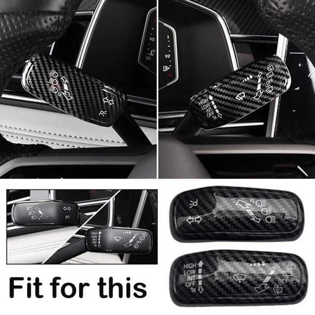 For Golf 7 7.5 MK7 For Golf 8 MK8 Car Steering Wheel Headlight Switch Control Cover Wiper Switch Trim Car Interior Accessories