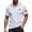 #01 White, variant on Men 250 Anniversary Polo Shirts American Flag Print Lapel Collar V Neck Short Sleeve T-Shirt 1776-2026 Patriotic Star Relaxed Fit Summer Tops, XXL, #01 Light Gray