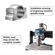 thumbnail image 5 of Soporte de Montaje de Abrazadera de Motor de Husillo CNC de 65 Mm, Soporte de Montaje de Motor de Husillo con Tornillo de 4 Piezas, para Grabado de Enrutador CNC, 5 of 5