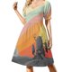 thumbnail image 1 of Land Of Ooo (Hora de Aventura) Vestido de manga corta vestidos para mujer elegante vestido de novia invitado, 1 of 7