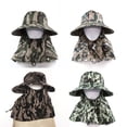 thumbnail image 1 of Random Color Unisex Visor Hats Fishing Sun Protector UV Protection Face Neck Cover Outdoor Sport Hiking Fishing Hats, 1 of 9