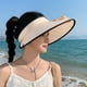 thumbnail image 4 of Female Style Wide Brimmed Sun Protection Hat With USB Charging Fan Open Sun Protection Hat For Outdoor Travel, 4 of 6