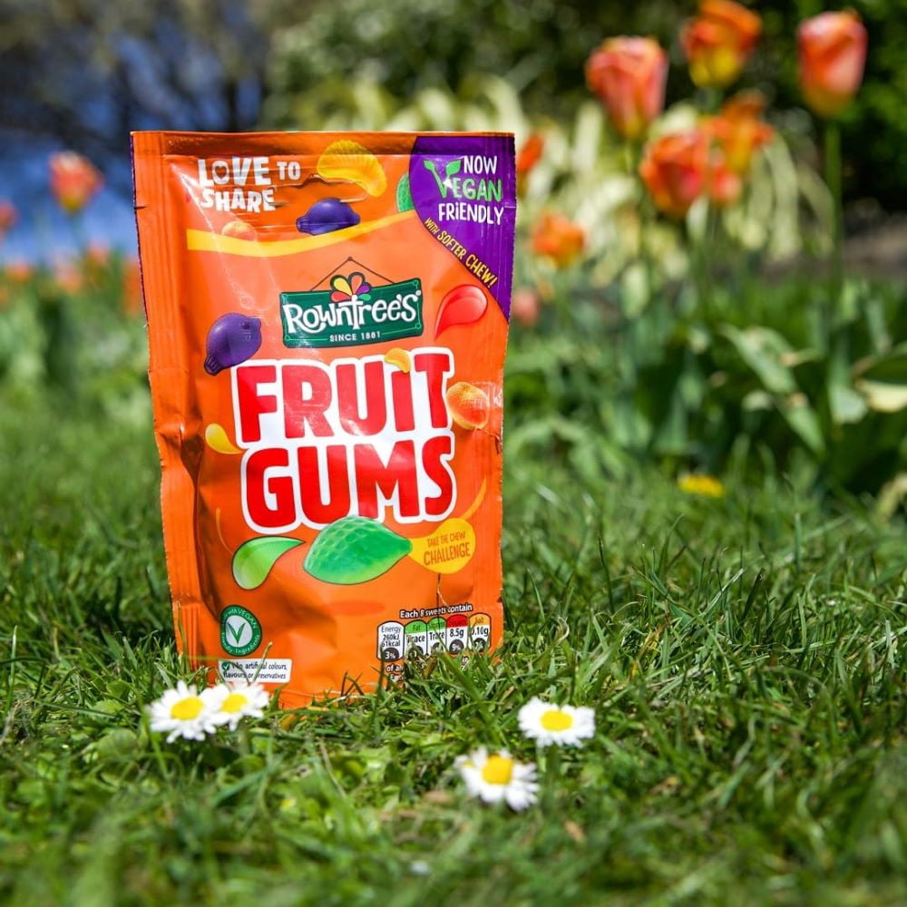 Rowntrees Fruit Gums 120g (Pack of 9)