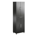 thumbnail image 1 of Systembuild Evolution Camberly 4 Door/1 Drawer Storage Cabinet, Graphite Gray, 1 of 9
