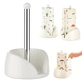 thumbnail image 3 of Rotating Tissue Holder for Kitchen: Environmentally-Friendly Stainless Steel with Stable Pole & Versatile White Design, 3 of 9