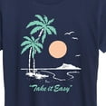 thumbnail image 3 of Instant Message - Take It Easy - Women's Short Sleeve Graphic T-Shirt, 3 of 6