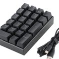 thumbnail image 3 of maskred K23 Mini Pavé Numérique Rétroéclairé LED pour Maison Bureau 21 Touches USB-C Interrupteurs Rouges, 3 of 6