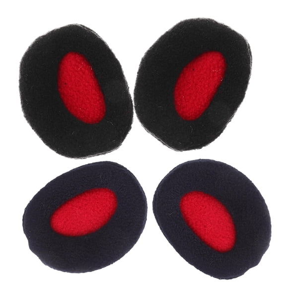 OUNONA 2 Pairs Winter Ear Muffs for Women Warmth Protection Polar Fleece Travel