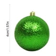 thumbnail image 3 of OEFNTAC Christmas Pendant Shatterproof Tree Baubles Hanging Ornament Set Plastic 1.57in 24PCS, 3 of 7