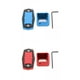 thumbnail image 1 of 2x Porta tizas de billar de metal con clip fijo Estuche portátil para tizas de billar Azul rojo, 1 of 9