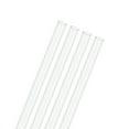 thumbnail image 1 of Tubo de plástico transparente de 4 piezas, ID 4mm[0.16"] x OD 5mm[0.2"] tuberías redondas de policarbonato rígido de alto impacto [245mm/10IN], 1 of 7