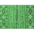 thumbnail image 1 of Ahgly Company Indoor Rectangle Abstract Emerald Green Modern Area Rugs, 6' x 9', 1 of 4