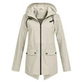 thumbnail image 1 of Veste Décontractée pour Femmes, Extérieure, Grande Taille, à Capuche, Coupe-Vent, Ample, 1 of 1
