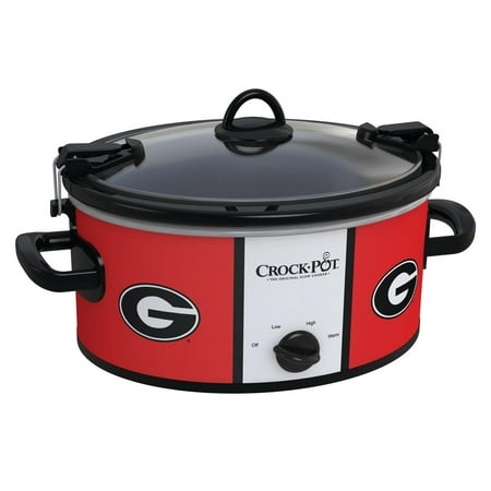 Crock-Pot 6-Quart Cook & Carry Slow Cooker, University of Georgia (SCCPNCAA600-UGA)