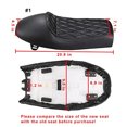 thumbnail image 3 of Asiento de silla de moto vintage Cafe Racer MDPROMCP para KZ400, 3 of 8