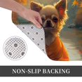 thumbnail image 3 of Non Slip Door Mat, Maple Leaf Meditating Chihuahua Fast Drying Bath Tub Mats, Absorbent Bathroom Rugs Entrance Welcome Mat, Bath MatS for Tub, Floor, Home, Kitchen, Hotel,16x24in, 3 of 7