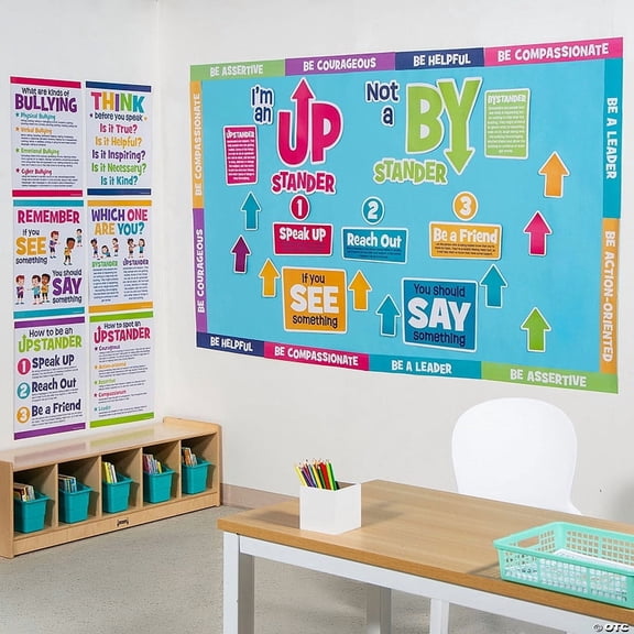 Social Emotional Learning Upstander Classroom Decorating Kit - 18 Pieces