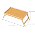 thumbnail image 2 of TABLZONE Table Domestique Beige Multifonction Pliable avec Support pour Ordinateur Portable et Plateau à Aliments, 2 of 8