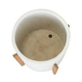 thumbnail image 4 of Rowan Modern Outdoor Planter - 22" White, 4 of 5