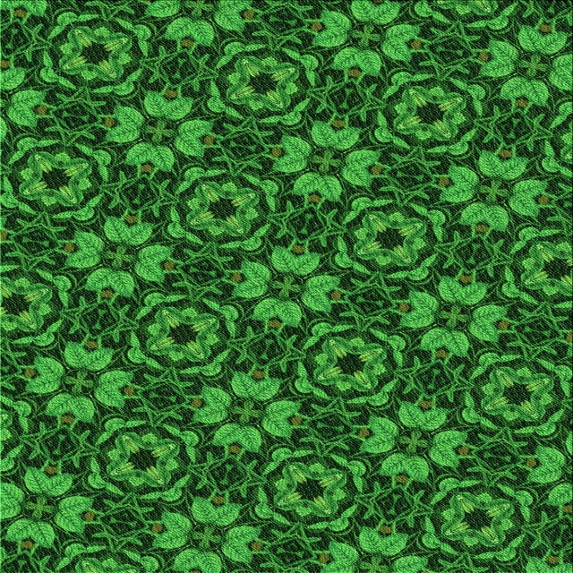 Ahgly Company Machine Washable Indoor Square Transitional Deep Emerald Green Area Rugs, 7' Square