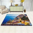 thumbnail image 3 of GZHJMY Dreamy Positano Sunset Twilight Sea Sight Area Rug 2x3 Soft Rugs Indoor Comfort Floor&nbsp;Carpet, Nursery Rugs Non-Slip Rectangle Mat for Living Room Entryway Bedroom Dormitory Carpet Runner, 3 of 7