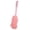 Pink, variant on Bath Body Brush Long Handle Shower Scrubber with Soft Sponge Mesh Pouf Loofah Back Scrubber for Exfoliating Skin Rejuvenation and Bathroom Spa