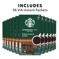 thumbnail image 3 of (12 pack) Starbucks VIA Instant Pike Place Roast, Instant Coffee, Medium Roast Coffee, 8 Packets, 3 of 19