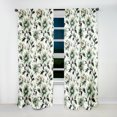 thumbnail image 2 of Designart "Verdant Sleek Damask" Damask Blackout Curtain Single Panel, 2 of 4