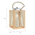 thumbnail image 2 of Pure Garden Solar Outdoor Hanging Lantern, Flameless LED Candle, 2 of 7
