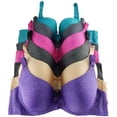 thumbnail image 1 of Iheyi 6 Pieces Various Style Plain Basic Everyday Wear Full Cup Bra A-DDD (40D), 1 of 2