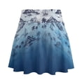 thumbnail image 6 of FUIALDOLG Blue Tropical Style Golf Skorts for Women Lady High Waisted Tennis Skorts with Pocket Soft Breathable Mini Athletic Skirt with Short Casual Skirts for Travel,Beach Vacation,S, 6 of 8