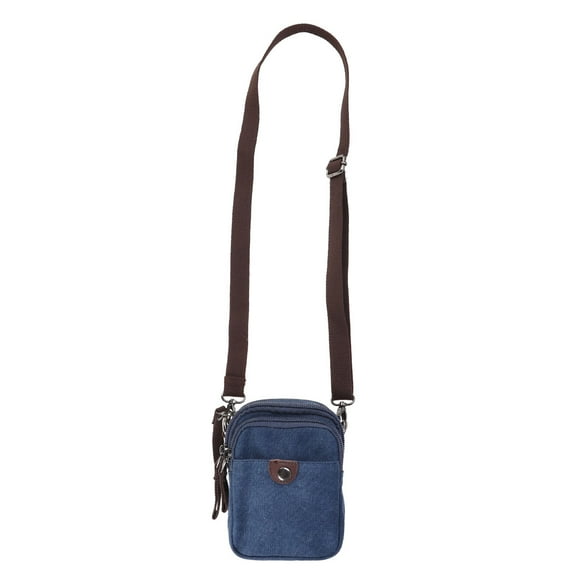 GOOHOCHY Man Shoulder Bag Canvas Dark Blue 1Set