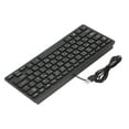 thumbnail image 1 of Computer Keyboard Wired, 78 Keys USB Wired Keyboard, Bilingual Language Wired Keyboard, Compact Keyboard USB, QWERTY Layout, Japanese, Cangjie, 1 of 7