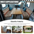 thumbnail image 3 of Uorisanigo Western Horse Aztec RV Cushion Covers, Soft Camper Cushions Covers Dinette Booth Seats with 1 Backrest & 1 Bench Cover, Replacement RV Dinette Cushion Table, 3 of 7