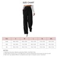 thumbnail image 4 of Pantalones Sueltos De Mujer Cintura Alta Color Puro Cierre De Botón Pantalones Largos Rectos para Mujer Negro S, 4 of 4