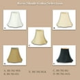 thumbnail image 5 of Royal Designs Flare Bottom Outside Square Bell Lamp Shade, White, 8" x 14" x 11", 5 of 8