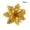 Gold, variant on XYAIYT 6 pc Christmas Tree Floral Picks Artificial Flowers Clip On Holiday Decorations Durable Long Lasting Simulation Flowers for Wreaths Garlands Table Centerpieces Gold 3.9in