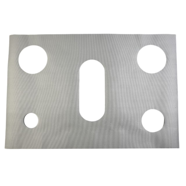 5-Hole Cooktop Mat Cooktop Protective Cover High Temperature Resistant Oil Pad Silver