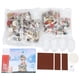 thumbnail image 1 of Juego de bloques de casa de Navidad para niños, 843 Uds., respetuoso con el medio ambiente, seguro, ABS, coordinación mano-ojo, Kit de construcción de casa de Navidad YUNYI BRAND Deportes, 1 of 8