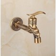 thumbnail image 4 of SHAR Dragon Design Rustic Brass Wall Mount Faucet, 4 of 5