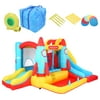 Inflatable Castle with Air Blower Water-resistant Bounce House Heavy Duty Flame-resistant Jumper Castle