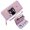 Purple, variant on GEEAD Wallet with Multiple Card Slots for Women Fashion Women ID Credit Card Holder starry sparkles whimsical atmosphere cartoon-style black kitten Zipper Coin Pocket Best Thanksgiving Gift for Women