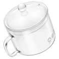 thumbnail image 1 of Glass Stew Pot with Handle for Cooking Use Transparent Pot, 1 of 4