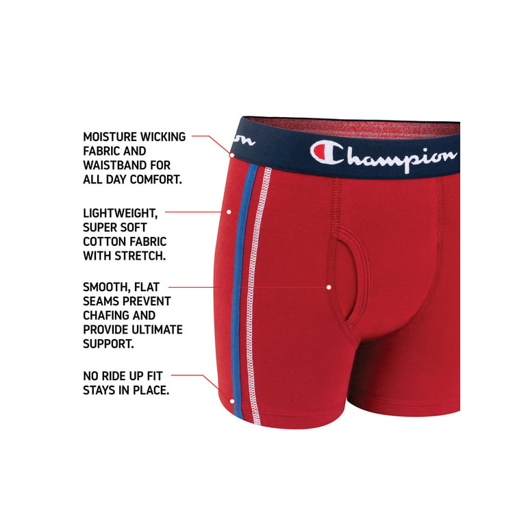 Champion, Underwear & Socks, Champion Boxer Briefs 4pack Stretch All Day  Comfort Size Xl New