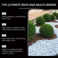 thumbnail image 4 of Spray On Rock & Mulch Binder, Quick Drying Gravel Adhesive, Mulch & Rock Glue for Landscape, Long Lasting for Outdoor Patios Gardens Terraces（1 PC）, 4 of 7