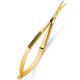 thumbnail image 1 of Tijeras Hicarer de Acero Inoxidable de 12 cm con Punta Curva Dorada, 1 of 7