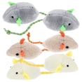 thumbnail image 4 of 6 juguetes para gatos, ratones de peluche, ratones de juguete falsos para gatos, juguetes para morder y masticar., 4 of 8