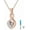 Rose Gold, variant on Infinity Urn Necklace for Ashes, Sterling Silver/Gold Plated Birthstone Infinity Cremation Jewelry Gift Keepsakes Locket Necklace for Women Men Pet Human Ashes