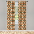 thumbnail image 3 of Ambesonne Mexican Curtains, Retro Indigenous, Pair of 28"x95", Multicolor, 3 of 5